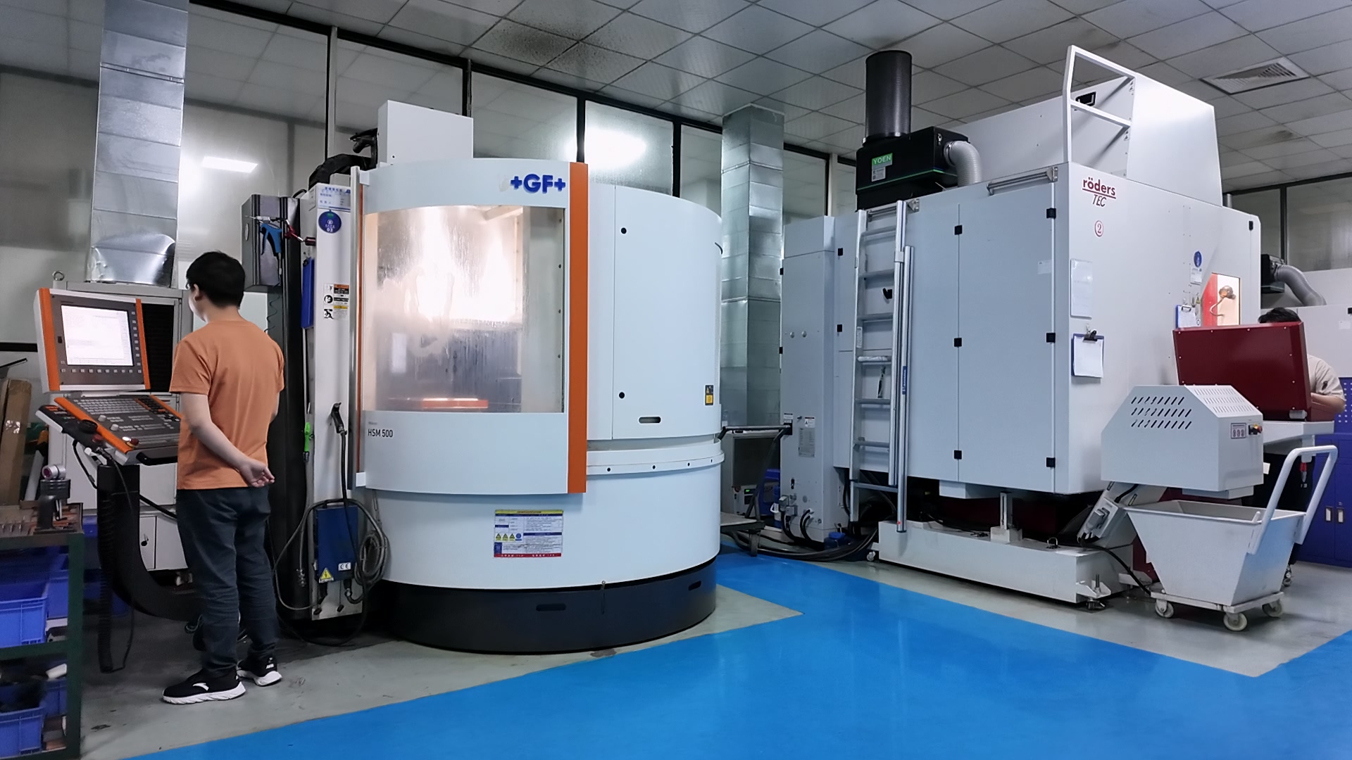 humanoid robot parts manufacturing factory