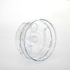 High-clarity transparent humidifier reservoir base with spout design and molded MAX water level line for safe filling