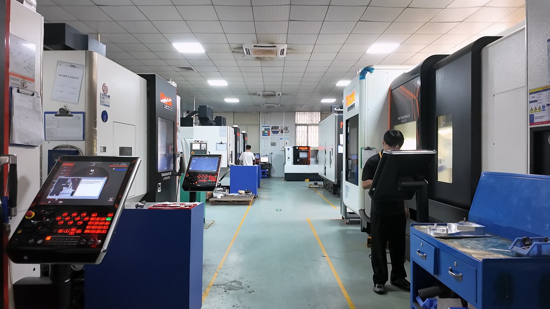 humanoid robot parts manufacturing factory