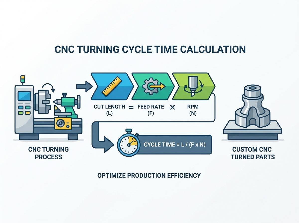 CNC Turning Services Cycle Time Calculation
