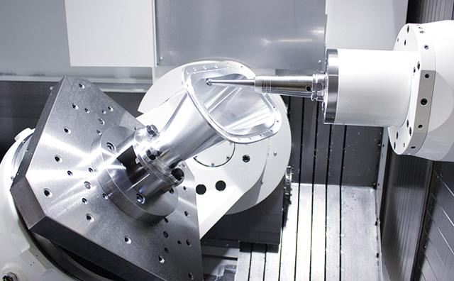 5-axis CNC milling of a precision aluminum rotary actuator housing for humanoid robots.png