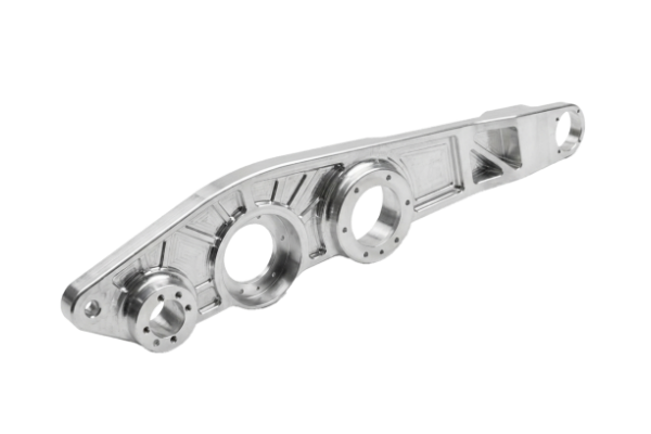 5-axis CNC machined aluminum structural component