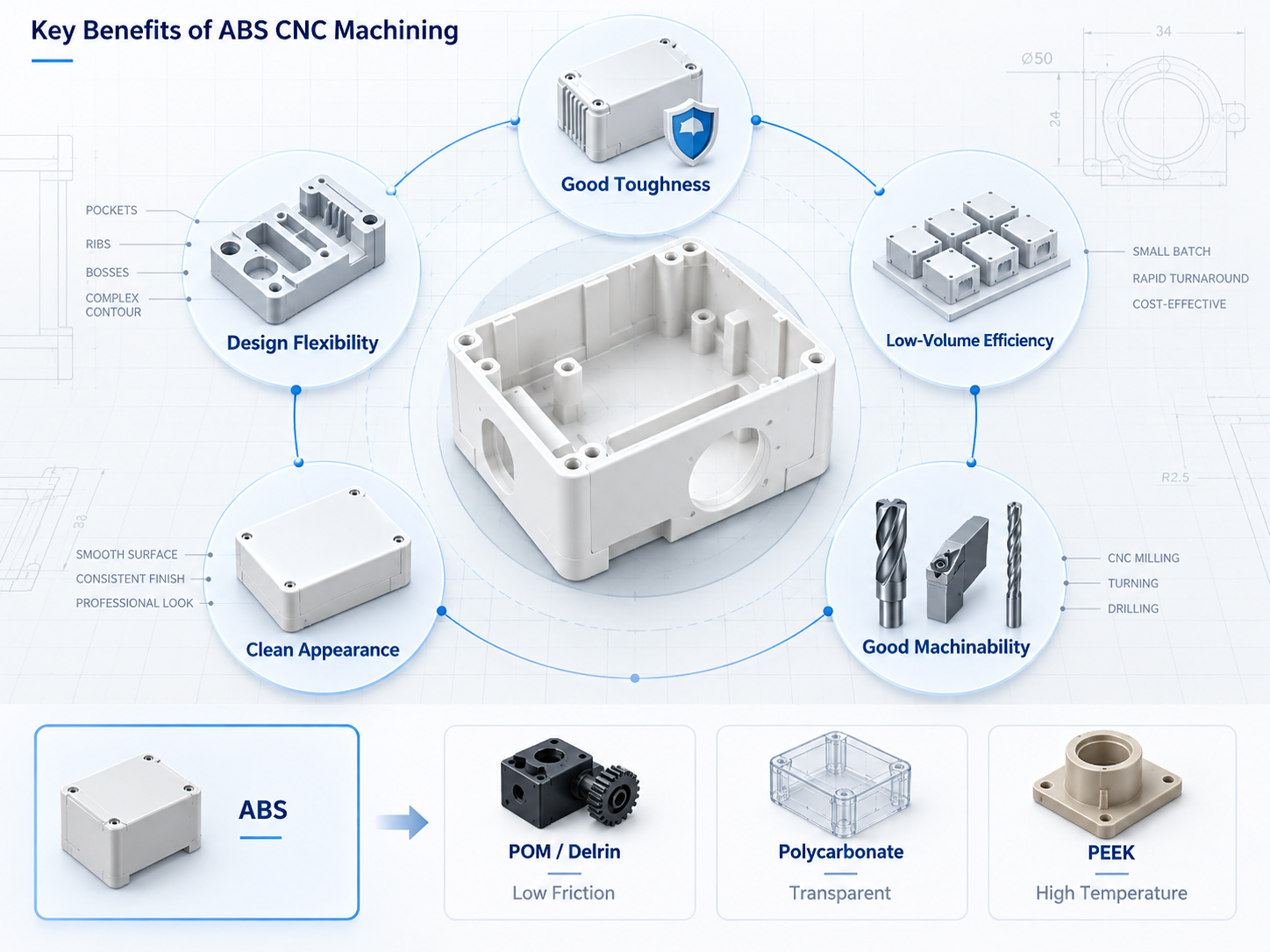 Key Benefits of ABS CNC Machining