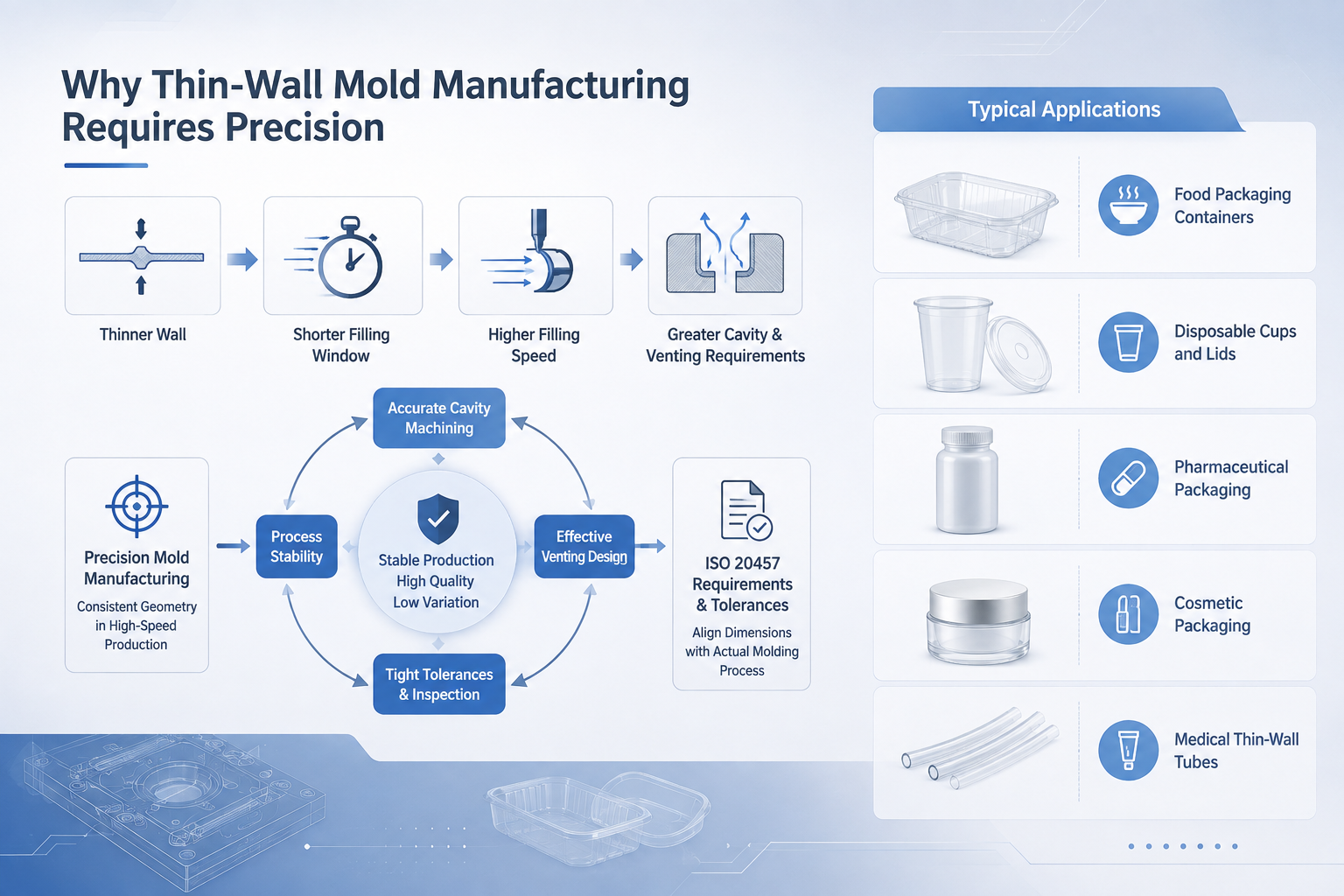 Why Thin-Wall Mold Manufacturing Requires Precision