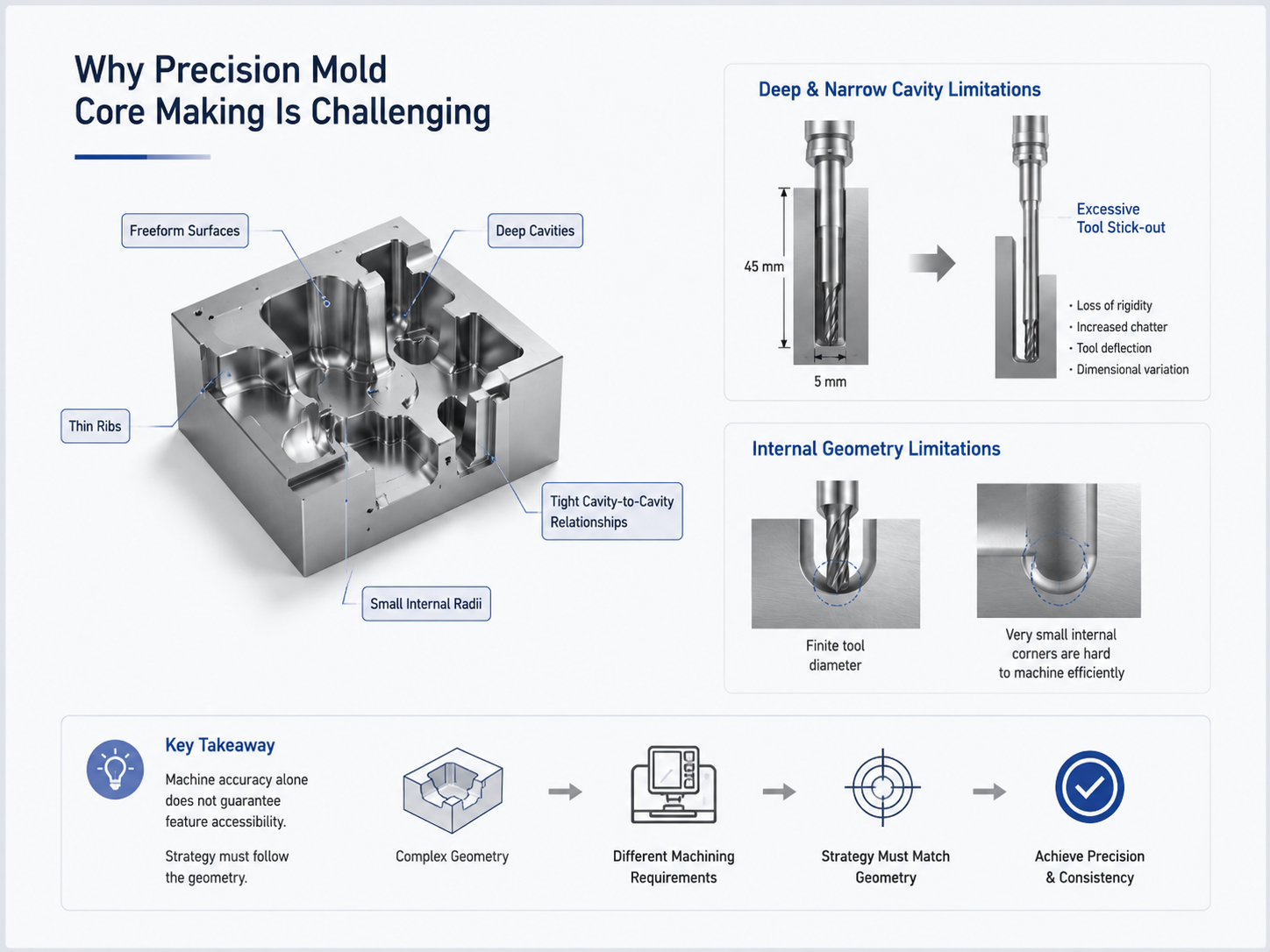 Why Precision Mold Core Making Is Challenging