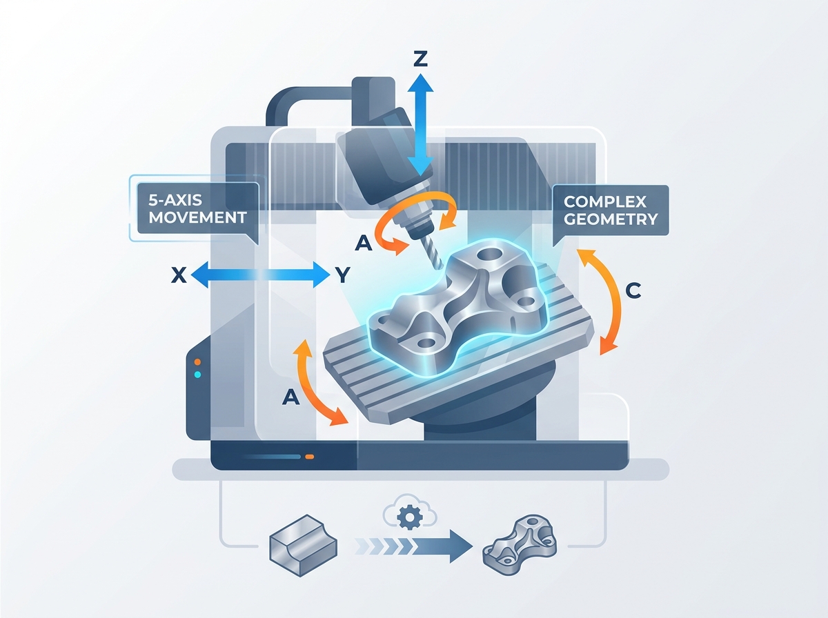 5-axis CNC machining services and precision components