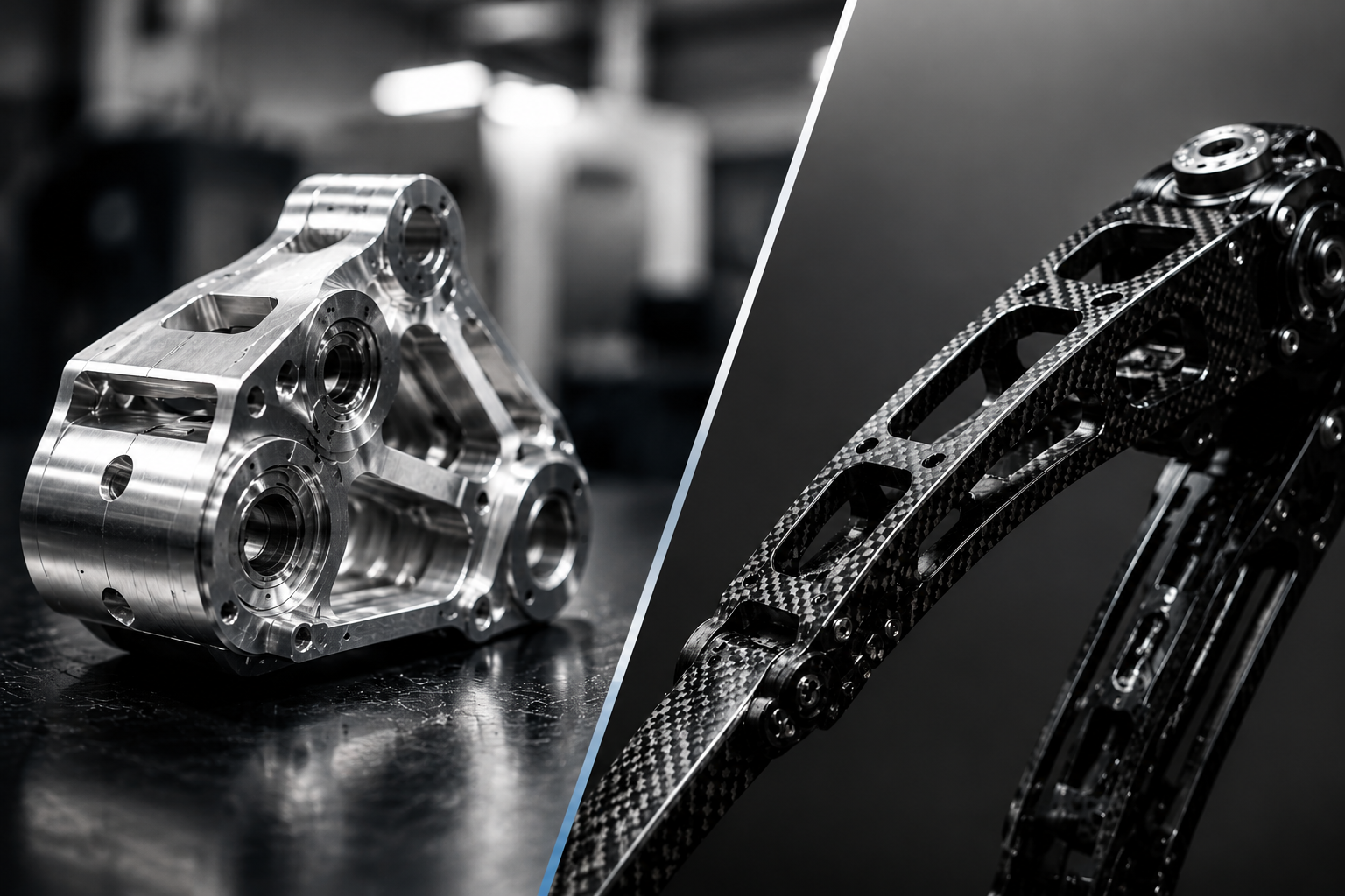 Aluminum 7075-T6 vs carbon fiber materials for lightweight robot limb components.png