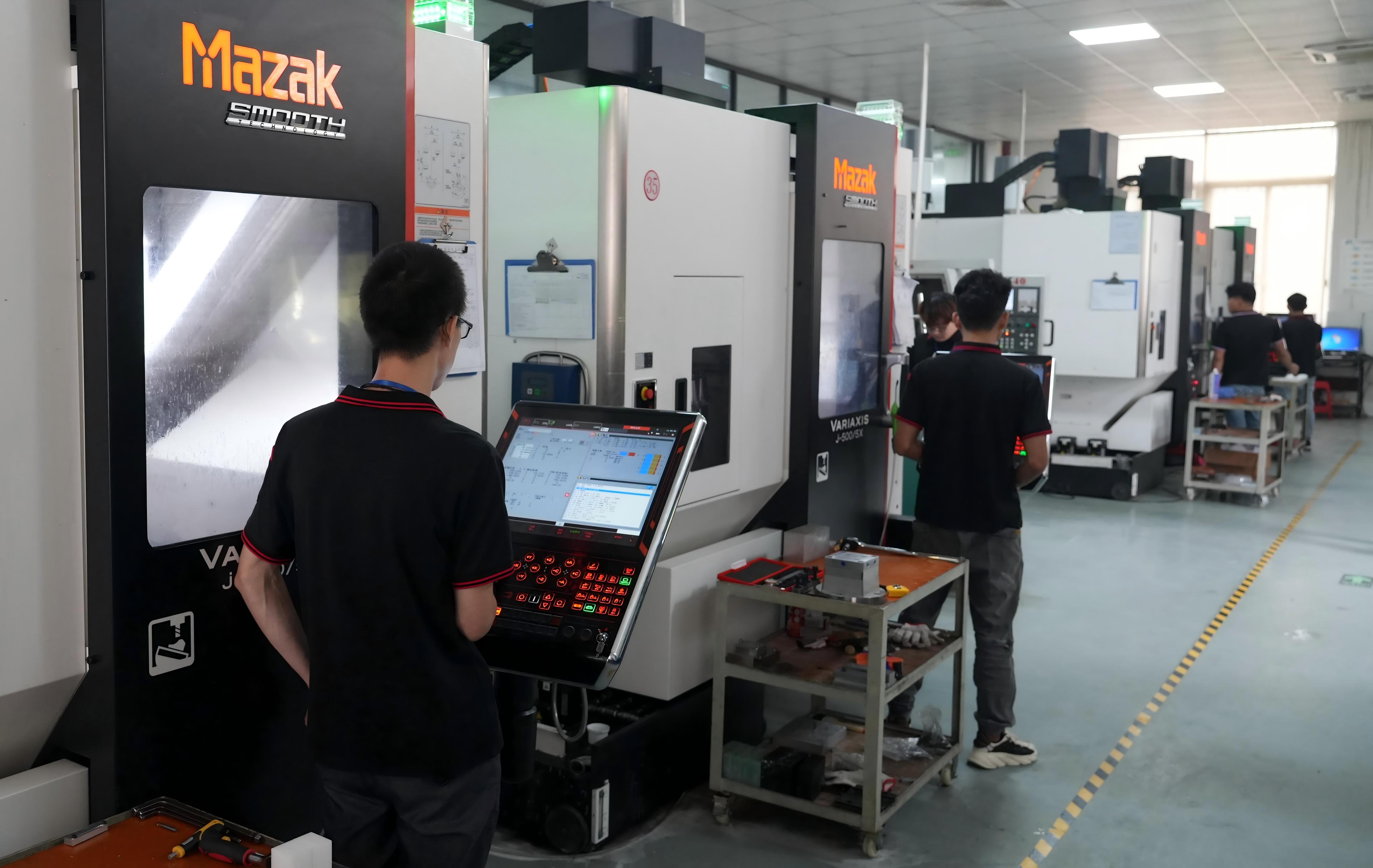 Mazak five-axis equipment