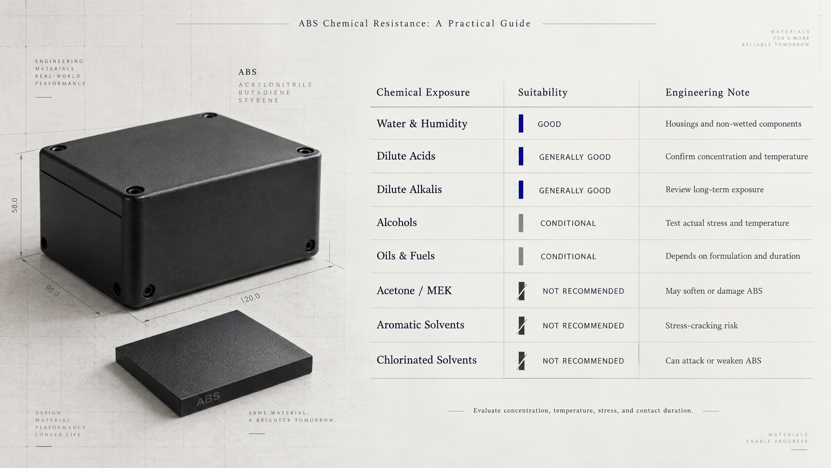 ABS Chemical Resistance