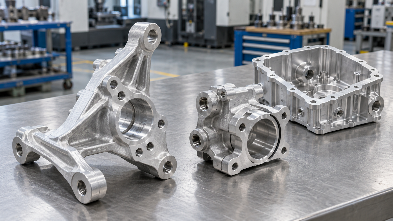 Typical Automotive Aluminum Parts Produced by CNC