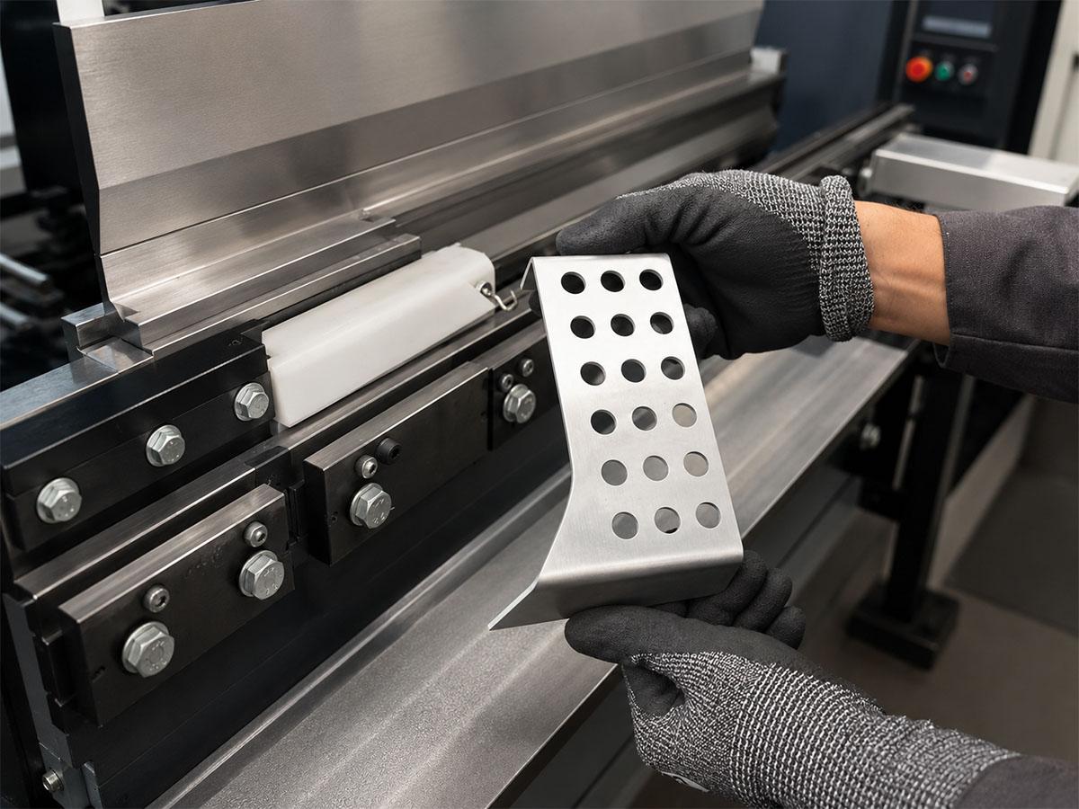 Sheet metal prototyping using laser cutting and bending to produce a precision mounting bracket.jpg