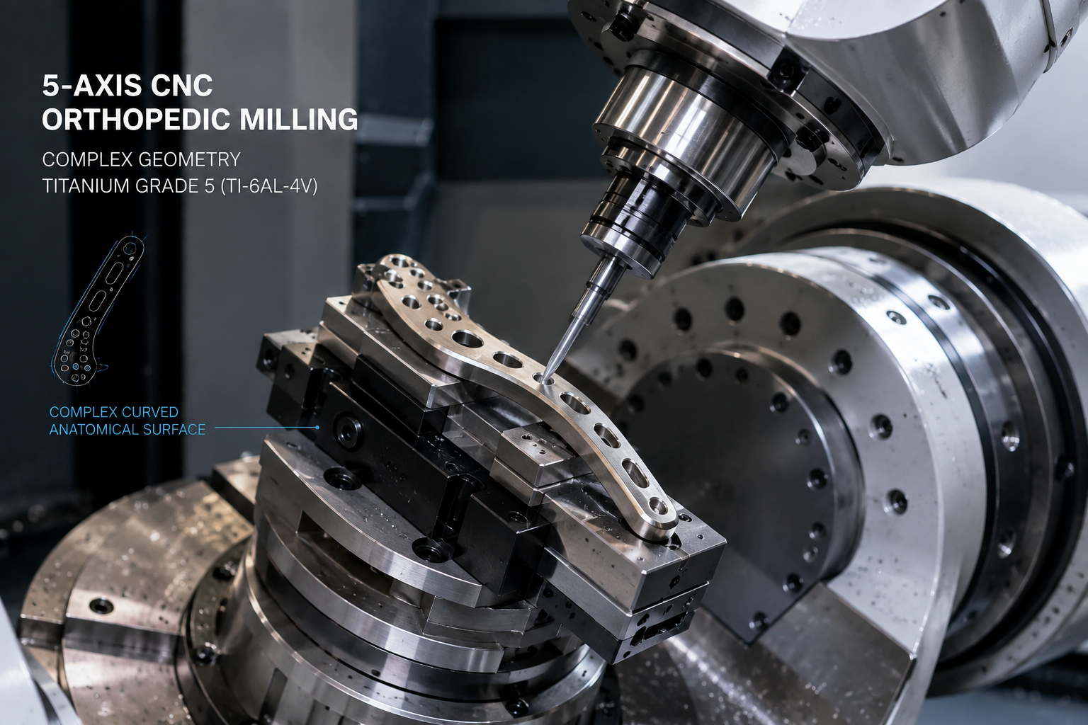 5-axis CNC orthopedic milling of complex Ti-6Al-4V medical implant geometry.png