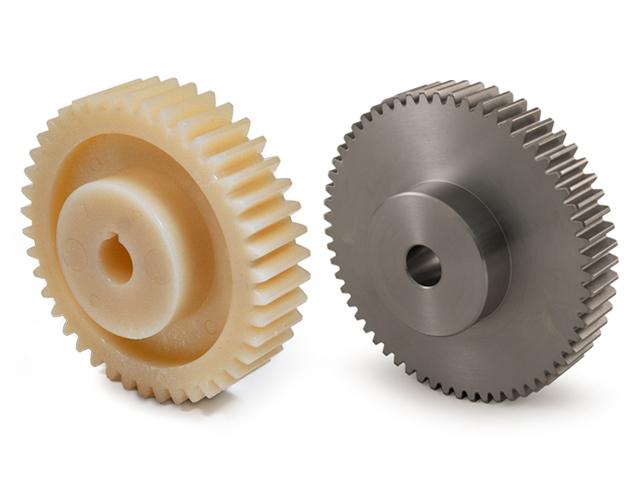 CNC machined PEEK gear vs metal steel gear for humanoid robot dexterous hand transmission