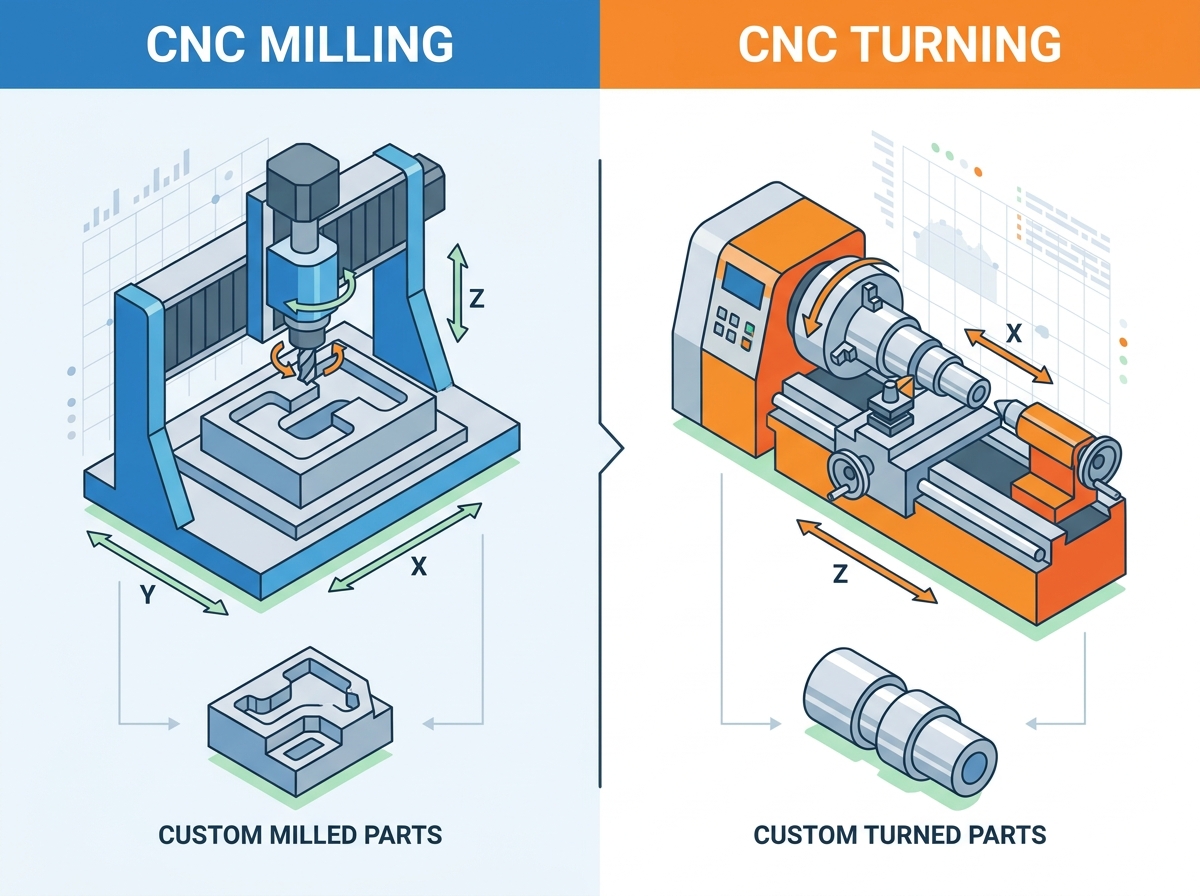 CNC milling and turning services